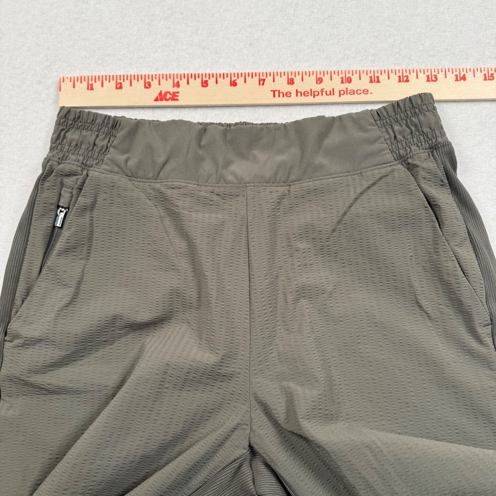 Athleta Textured Brooklyn Jogger Womens 4 Green Athleisure Active Travel Pants - Picture 4 of 8